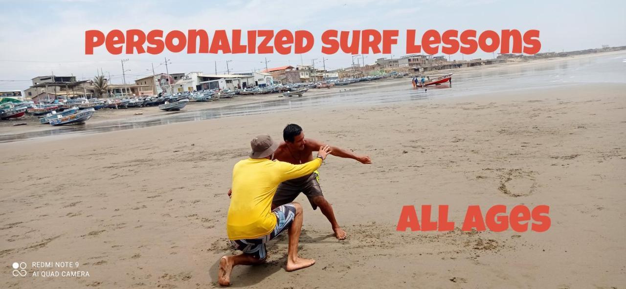 Hostal Puerto Engabao "El Surf Shelter" エクステリア 写真