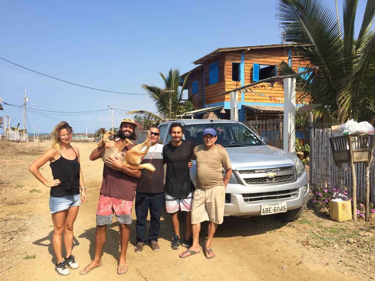 Hostal Puerto Engabao "El Surf Shelter" エクステリア 写真